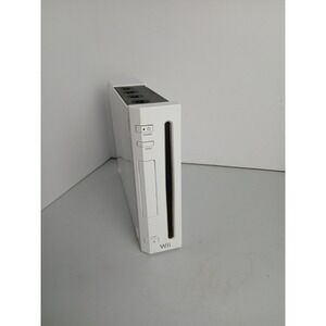 Nintendo RVL-001 Wii Console - White Console Only For Parts - Does Not Read Disc